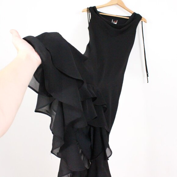 *Studio Y Little Black Sleeveless Maxi Dress - Picture 8 of 9